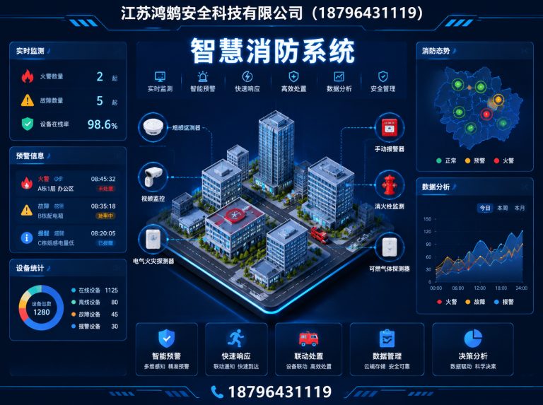 黔南消防通信指挥展示图